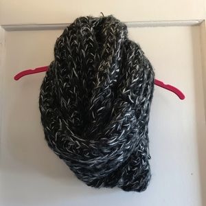 Black and White Cowl Scarf